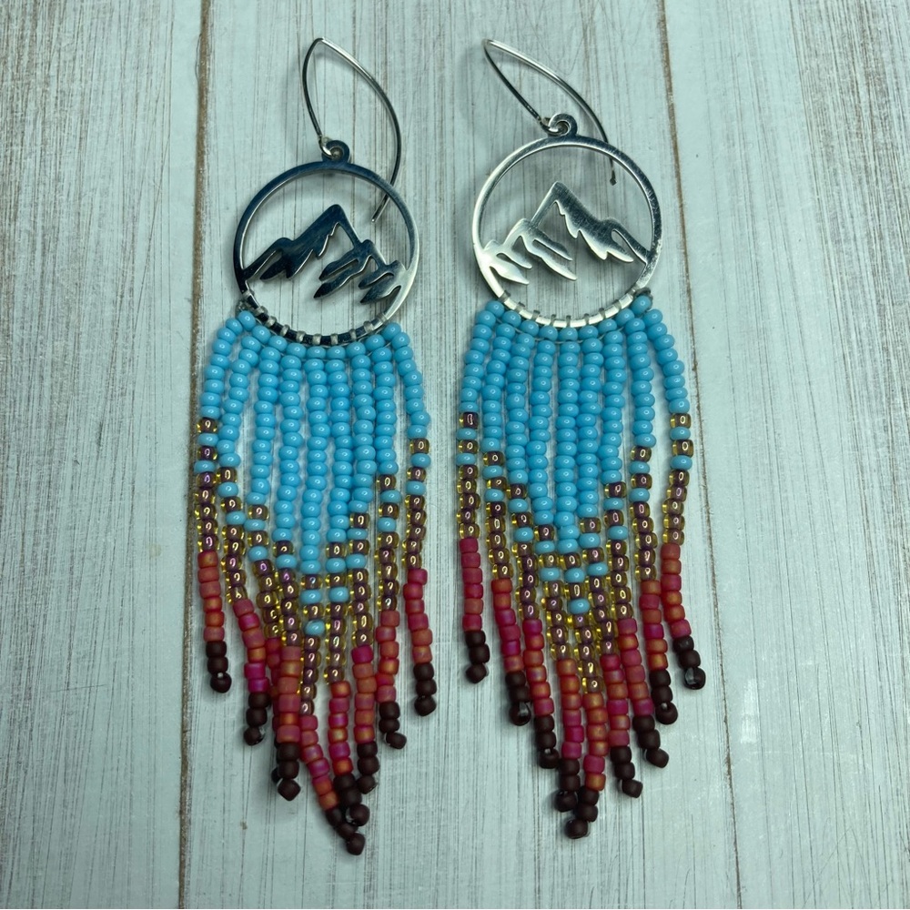 Mountain earrings